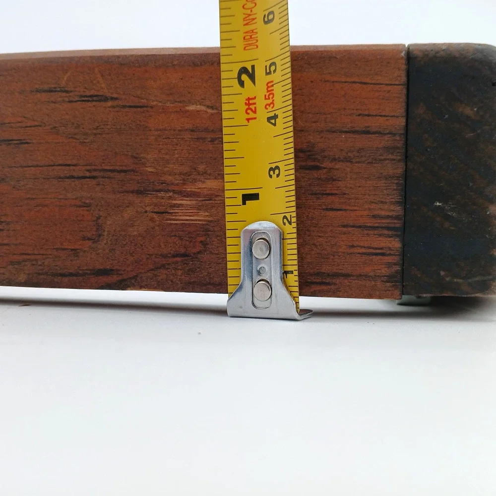 Country Wood Knick-Knack Shelf with Center door and 3 Pegs - Heart Cutout VTG
